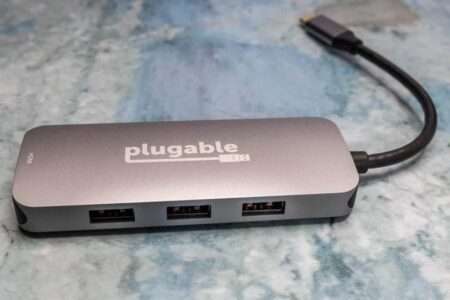 Plugable USB-C 7-in-1 Multi-Function Hub