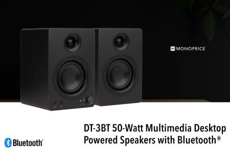 Monoprice DT3BT Powered Bluetooth Speakers
